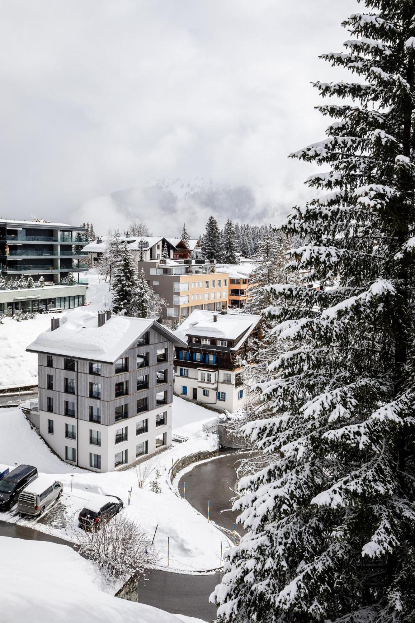 Haus Burgermeister Wohnung Tschirpen Arosa Kültér fotó